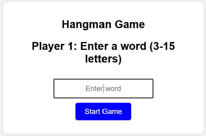 Play Hangman